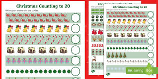 That's why we've made a list of our top picks for christmas activities and fun. Counting At Christmas Worksheet Up To 20 Teacher Made