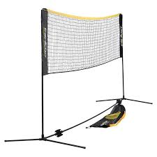 However, a badminton net divides a badminton court between two players. Carlton Mini Portable Badminton Recreational Net System 10 Feet
