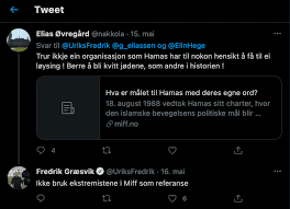 Fredrik graesvik, of tv norway 2, is a seasoned journalist who tackles a wide array of subjects. Fredrik Graesvik Gjor Seg Selv Til Pr Mann For Hamas Miff