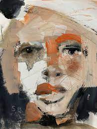 Stand Out Abstract Portrait Painting Art Artwork