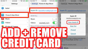 Store credit, from redeeming gift cards or from adding funds to your apple id. How To Add Or Remove Credit Card To Apple Id Remove Payment Info From Itunes App Store Youtube