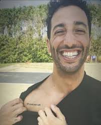 Daniel Ricciardo Rose Tattoo