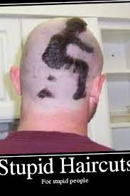Omg It S A Terrible Haircut Of A Guy Pooping Definitely Pinterest Worthy Hair Humor Weird Haircuts Bad Haircut