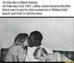 On this day in Black History. On February 2nd. 1961. LeRoy Jones became the  ﬁrst black