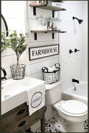 Bathroom Shelves Beautiful And Easy Diy Bathroom Space Saver Shelving Ideas Guest Bathroom Remodel Bathroom Farmhouse Style Farmhouse Bathroom Decor
