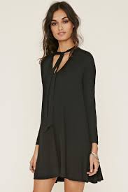 Tie Neck Dress Tie Neck Dress Dresses Casual Dresses