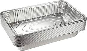 Aluminum Foil Pans 15 Piece Full Size Deep Disposable Steam Table Pans For Baking Roasting Broiling Cooking 20 5 X 3 3 X 13 Inches