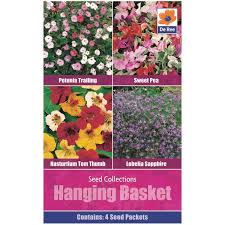 They can however look less attractive a hardy annual is a temporary visitor to the garden as it grows from seed (sown direct in the garden),flowers and dies in a single season. Hanging Basket Seed Packet