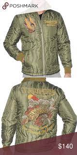 Lucky Brand Triumph Embroidered Bomber Jacket Embroidered Bomber Jacket Jackets Lucky Brand