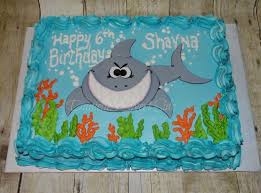 2nd Birthday Baby Shark Rectangle Cake Fdb8c67ed7365bd46da522c3dbacad6a Jpg 736 544 Shark Theme Birthday Shark Themed Birthday Party Shark Birthday Cakes