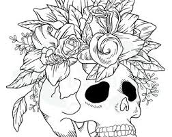 Well, it has been an amazing year around here, and we couldn't be more grateful for all of you. Skull Coloring Page Etsy