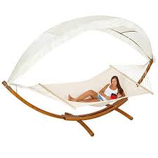Tectake 400 Cm Xxl H Ngematte Mit Gestell Holz Dach Gartenliege Bis Zu 2 Personen Sonnenliege Gartenm Bel Amazon De Spor Gartenliege Sonnenliege Gartenmobel