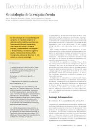 Nel linguaggio corrente è spesso utilizzato. Pdf Recordatorio De Semiologia Semiologia De La Esquizofrenia
