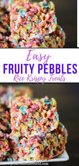Fruity Pebbles Rice Krispy Treats Recipe Rice Krispie Treats Fruity Pebbles Krispie Treats Recipe