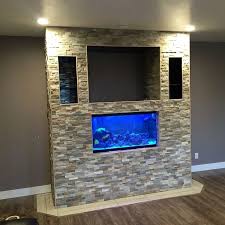 20 Fantastic Aquarium Partition For Living Room Design Fish Tank Wall Wall Aquarium Living Room Designs
