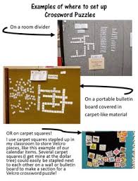 Daily easy, quick and cryptic crosswords puzzles. Interactive Interchangeable Classroom Crossword Wall Puzzle With Velcro