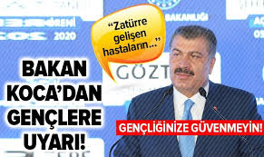 Sağlık bakanı fahrettin koca, bugün saat 19.19'da,1919 ruhuyla tüm sesleri birleştirerek, tek yürek i̇stiklal marşı'nı okuyacaklarını açıkladı. Saglik Bakani Fahrettin Koca Gencleri Uyardi 20 40 Yas Araligindaki Gencler A Haber Son Dakika Gundem Haberleri