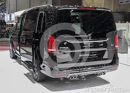 Switzerland Geneva March 9 2019 Brabus Business Plus Mercedes Benz V Class The 89th International Motor Show In Geneva From Mercedes Benz Benz Mercedes