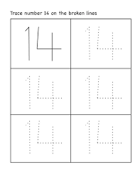 Number 14 Worksheets Simple In 2020 Numbers Preschool Preschool Worksheets Number 14
