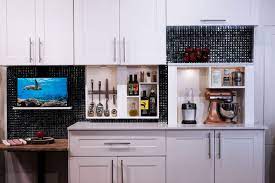Maybe you would like to learn more about one of these? Showroom Kitchen Concealment Hidden Appliance Garage Minimalistisch Kuche Von Movablespaces Inc Houzz