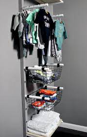 Clothes racks just add a pole. Hanging Rail For Baby Clothes Off 69