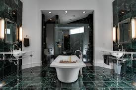 This Green Marble With White Veining Is One Of My Favorite Materials In The World The Tiles Are Even Mor Green Marble Bathroom Marble Bathroom Green Bathroom