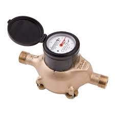 Carlon Water Meter - Cold 120F, 5/8" with 3/4" IPM Adaptors