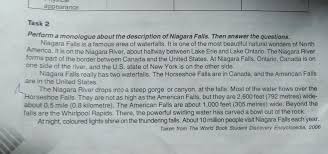 Question 1 Where Is Niagra Falls Located 2 What Countries Are Separated By Niagra Falls Brainly Co Id
