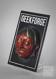 Noh Mask 3d Badge, Japanese Masks, Resin, 3d Badge, Tengu, Oni, Hand  Painted