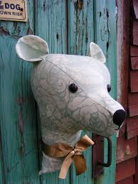 Fake Taxidermy Fabric Animal Head Bear Tilly Lane Treasures As a tribute to my love of fake taxidermy, i've created this list of the top 10 faux animal heads mounts.