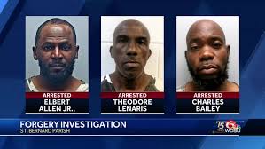 Louisiana men accused of forging vehicle inspection certificate