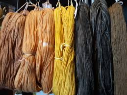 This is a great place to include swatches of yarn with. Naturally Dyed Yarn Avocado Yellow Onion Turmeric Avocado With Iron Mordant And Annato Paprika The Avocado With Iron Mordant Has Faded To A Lovely Olive Green All Done By Me I Love