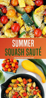 A Summer Squash Recipe With Easy To Make Steps Is Made With Tomatoes Garlic And Parmesan Cheese It Is The Perfe Summer Squash Recipes Squash Recipes Recipes