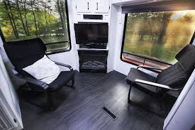 Rv Renovation Living Area Ikea Renovate Rv Renovations Rv Living Trailer Decor