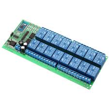 This is a bluetooth relay remote control kit. Dc 12v 16 Channel Bluetooth 2 1 Relay Module Wireless Remote Control Switch For Android Phones With Bluetooth Function Bluetooth Relay Module Current Monitoring Relays