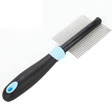 Cleaning Brush For Dogs And Cats Grooming Comb Cleans Pets Shedding And Dirt For Short Medium Or Long Hair Blue Grooming Comb Dog Grooming Pet Shed