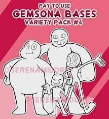 P2u Gemsona Bases Variety Pack 4 By Serenamidori On Deviantart Steven Universe Quotes Steven Universe Drawing Steven Universe Characters