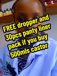Get Free Panty Liners with Castor Oil Purchase
