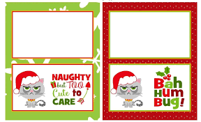 Free Grumpy Cat Christmas Printables So Cute Diy Candy