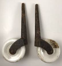 Antique/Vintage Porcelain Casters Wheels Furniture Rollers (Set Of 4) Wheel  Lot | Ebay