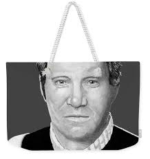 Captain James T. Kirk #2 Fleece Blanket by Bill Richards