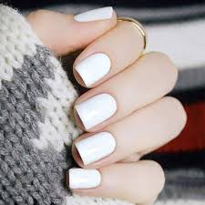 Acrylic short nail design is appreciated by many woman. Amazon Com Fdesigner Fashion False Nail Tips Nude Fake Nail Art Accessories Acrylic Nail Short Press On Nails Square Nail Decoration For Women And Girls White Beauty