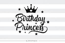 Download Birthday Princess Svg