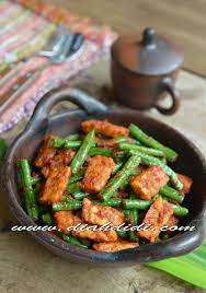 Tumis Kacang Panjang Tempe Bumbu Ulek Resep Masakan Resep Makan Siang Makan Malam