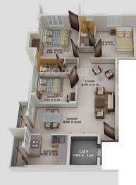 Blue Print Constructions Woodsville Apartment 3bhk 3t 1 000 Sq Ft Study Room 1000 Sq Ft Apartment Floor Plan House Plans 1000 Sq Ft House