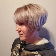 Short stacked bob with bangs. 18 Incredible Stacked Bob Haircuts For 2020