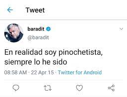 Escritor y candidato constituyente por el distrito 10 • santiago, providencia, ñuñoa, macul, san quiero agradecer el apoyo de mi estimado @baradit sin duda serás un gran aporte en la. Jorge Baradit Morales Auf Twitter Ahora Se Supone Que Dije Esto