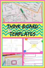 Download Your Free Think Board Templates For Teaching Maths Teaching Math Free Math Printables Teaching Numbers
