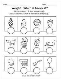 Free Heavy Or Light Kindergarten Activity Heavy And Light Kindergarten Measurement Kindergarten