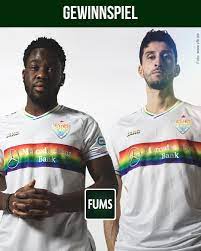 Auswärtstrikot des vfb stuttgart für die saison produktbeschreibung des herstellers. Fums Verlost Ein Vfb Regenbogentrikot Fums